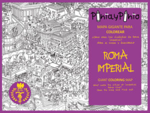 Mapa Gigante Roma Imperial para colorear
