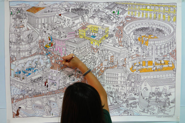Roma Imperial para colorear