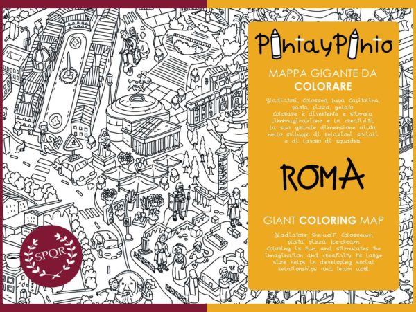 coloring map of Rome