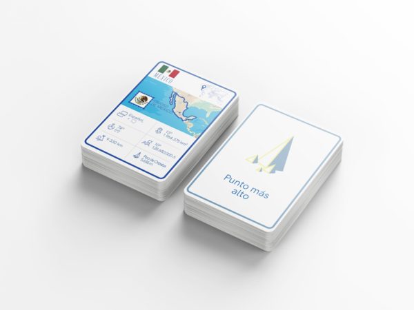 Geocartas Mundo 2 cartas muestra con carta especial