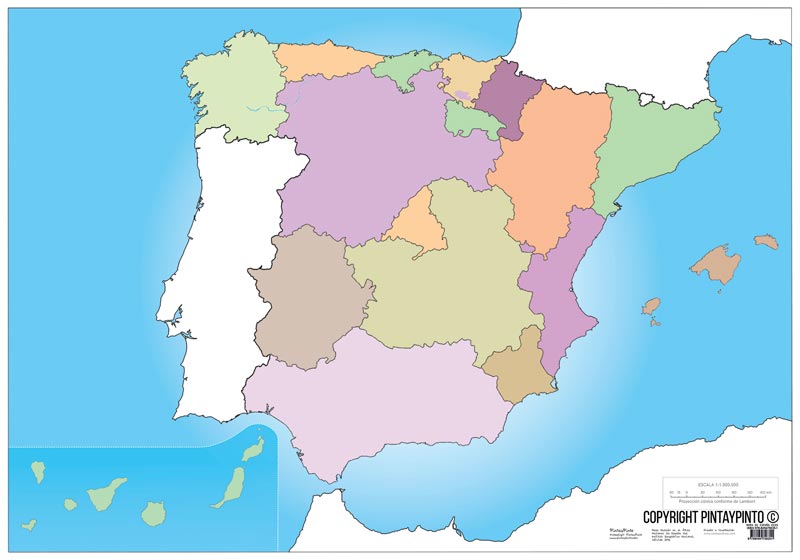 Mapa Mudo Interactivo Espa a Pinta Y Pinto Mapa Mudo Interactivo Espa a Pinta Y Pinto