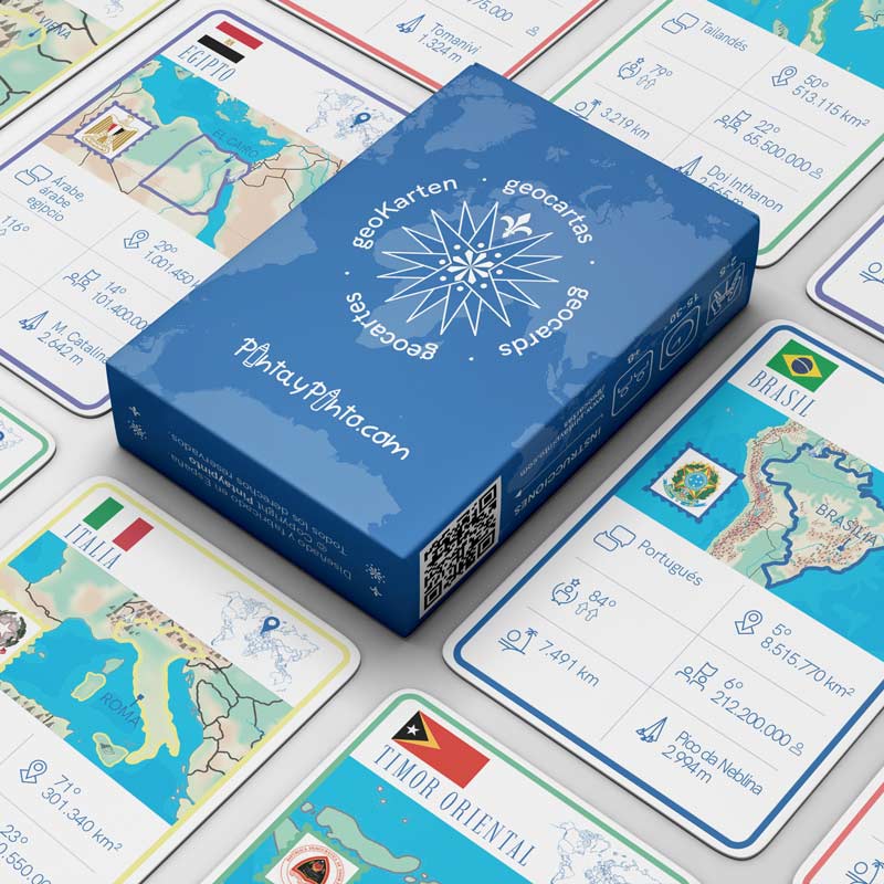 Geocartas Mondo gioco geografia di Pinta e Pinto