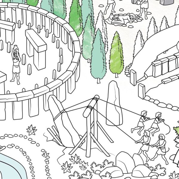 illustrazione di strutture di sepoltura neolitiche